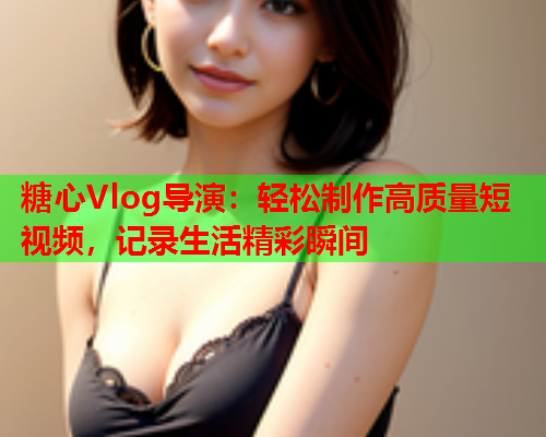 糖心Vlog导演：轻松制作高质量短视频，记录生活精彩瞬间