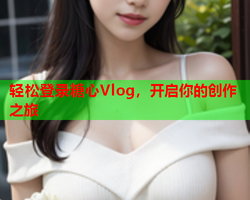 轻松登录糖心Vlog，开启你的创作之旅